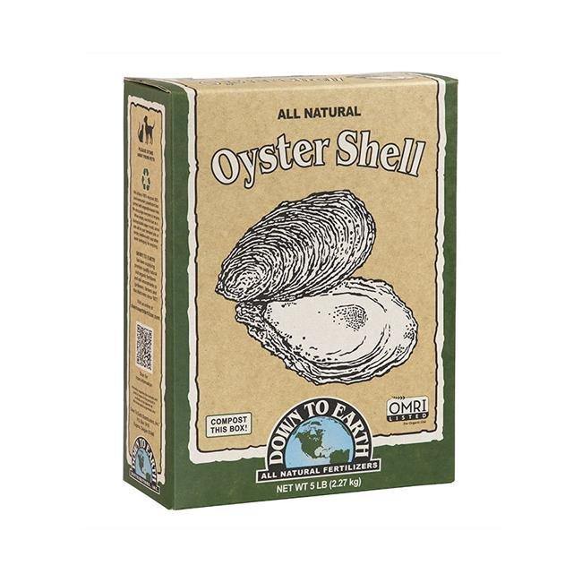 Nutrients, Additives & Solutions - Down To Earth Oyster Shell, 5lb - 714360078141- Gardin Warehouse