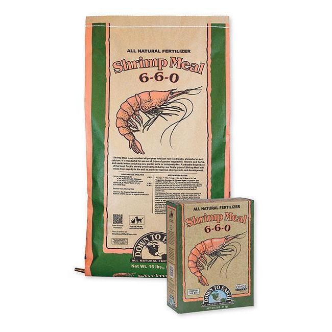 Nutrients, Additives & Solutions - Down To Earth Shrimp Meal, 2lb - 714360078387- Gardin Warehouse