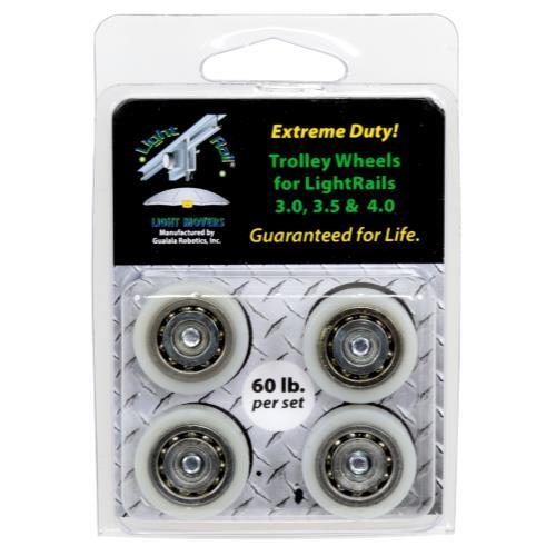 Lighting - LightRail Heavy Duty Trolley Wheel Replacement Kit - 698001320166- Gardin Warehouse