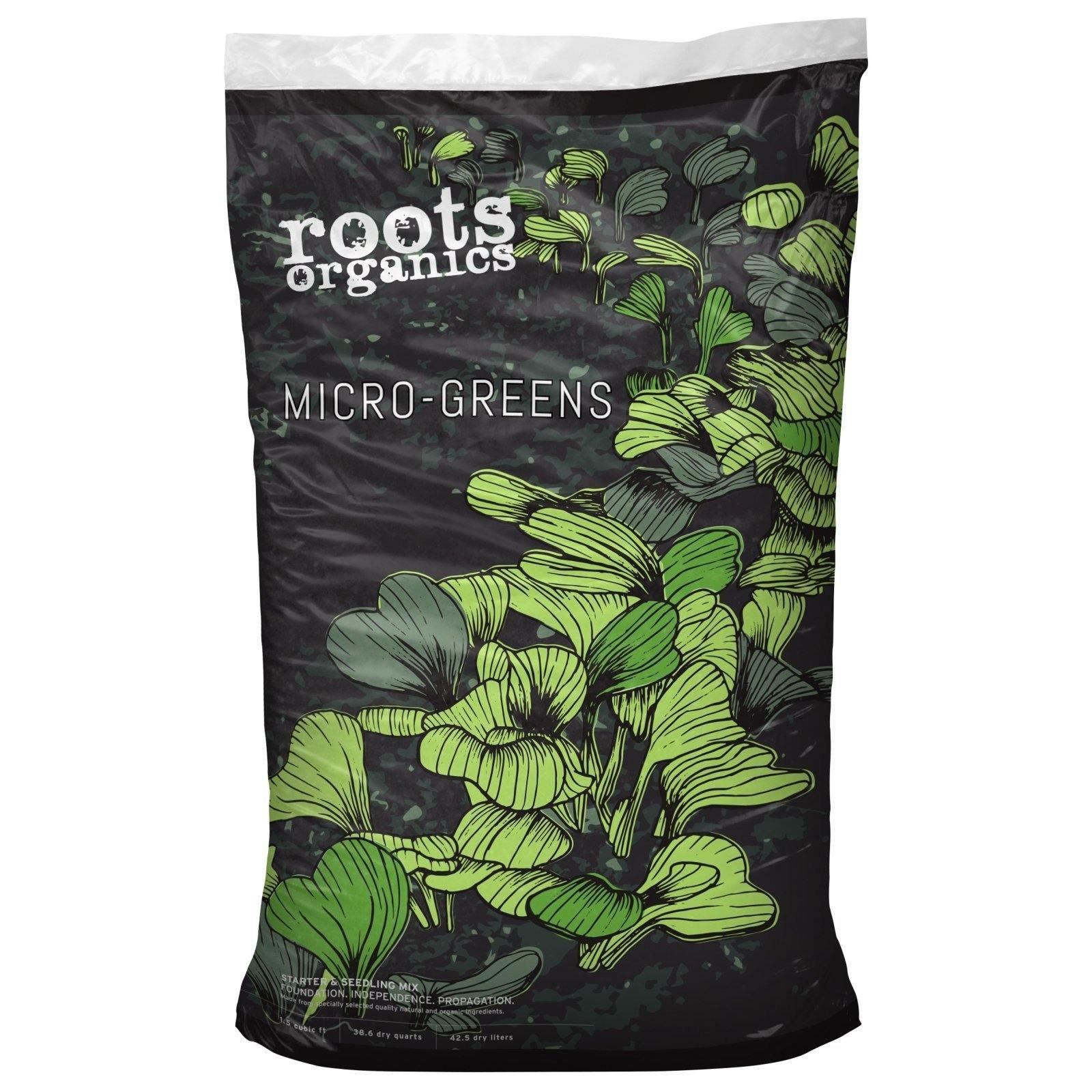Soil, Media & Amendments - Roots Organics Micro-Greens Starter & Seedling Mix, 1.5 cu ft - 609728631918- Gardin Warehouse